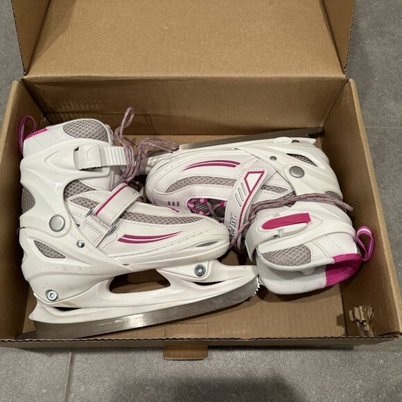 Girls Summit Adjustable Ice Skates, Size 1-4 Youth - Picture 2 of 3